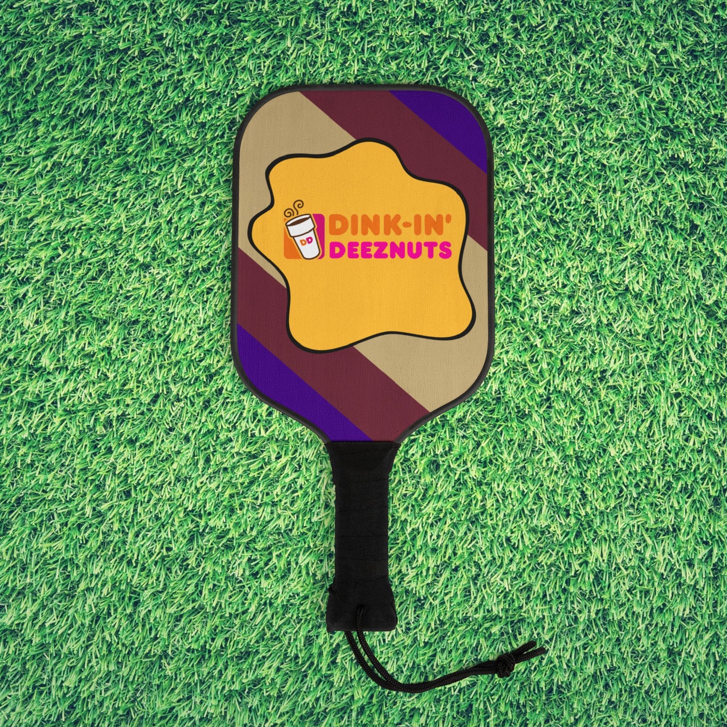 Dinkin' Deeznuts Pickleball Set - Fun Paddle & Ball Kit for Sports Lovers