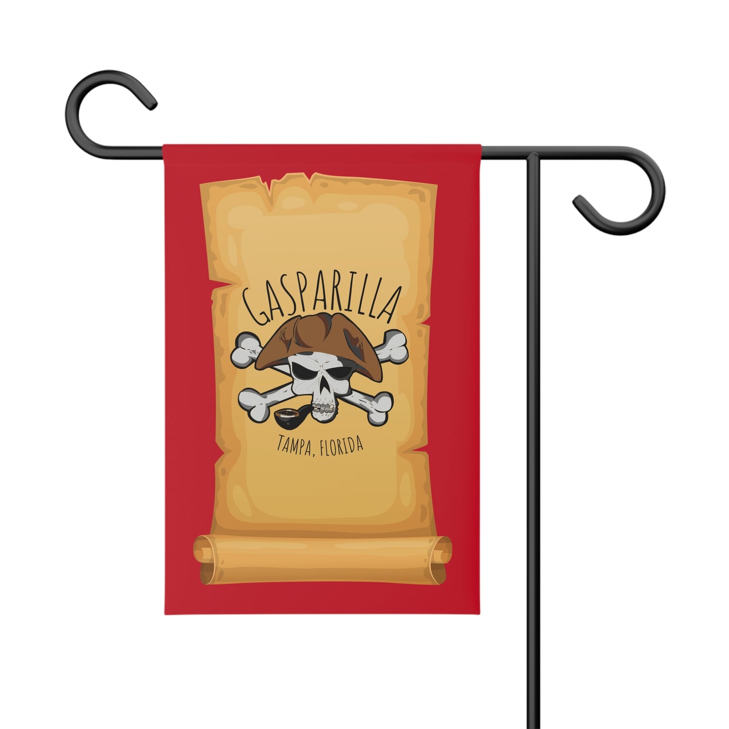Gasparilla Pirate Theme Garden Flag