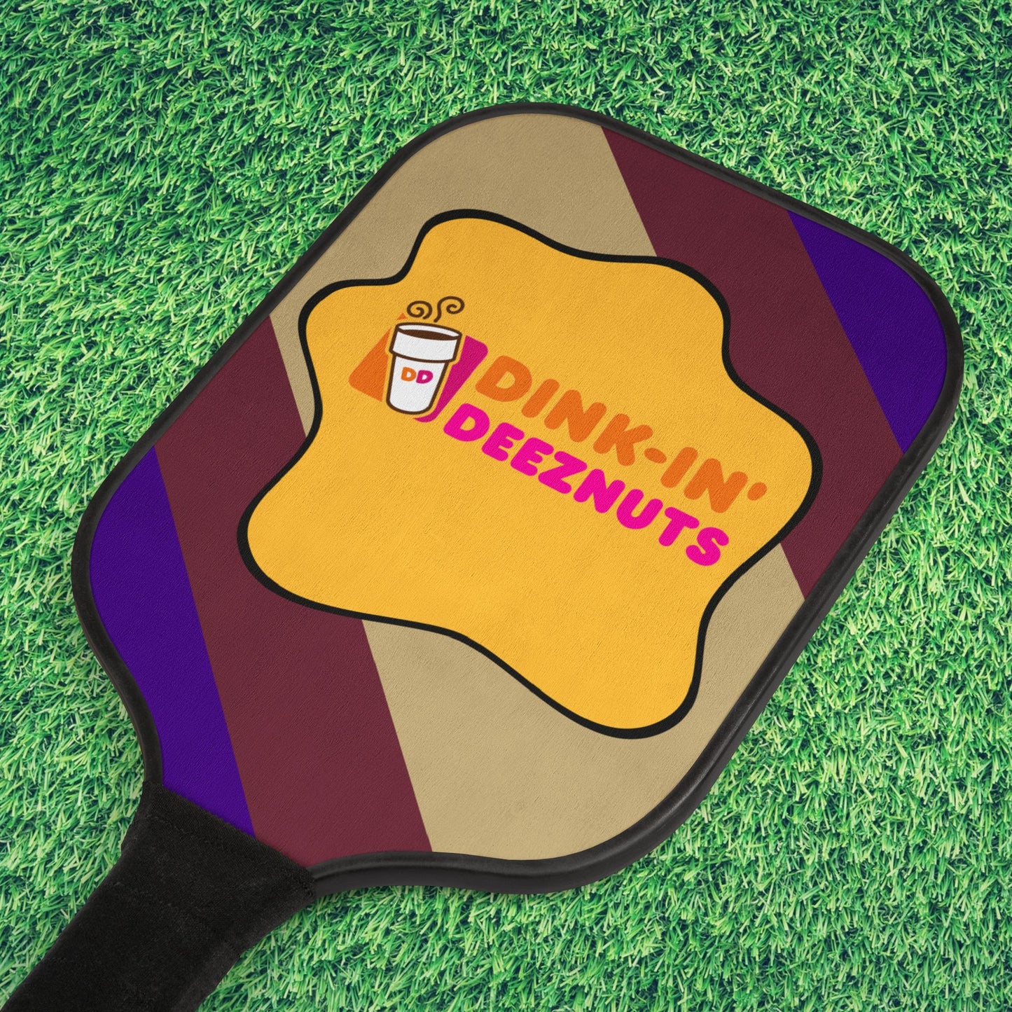 Dinkin' Deeznuts Pickleball Set - Fun Paddle & Ball Kit for Sports Lovers