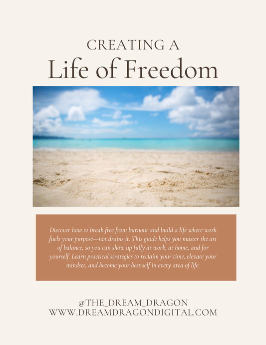 Create a Life of Freedom E- Book and Workbook