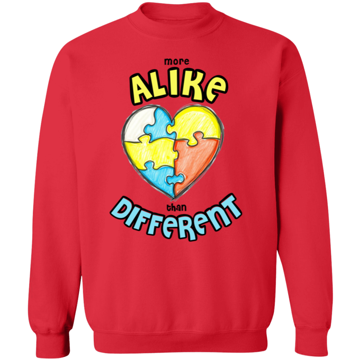 More Alike Crewneck Pullover Sweatshirt