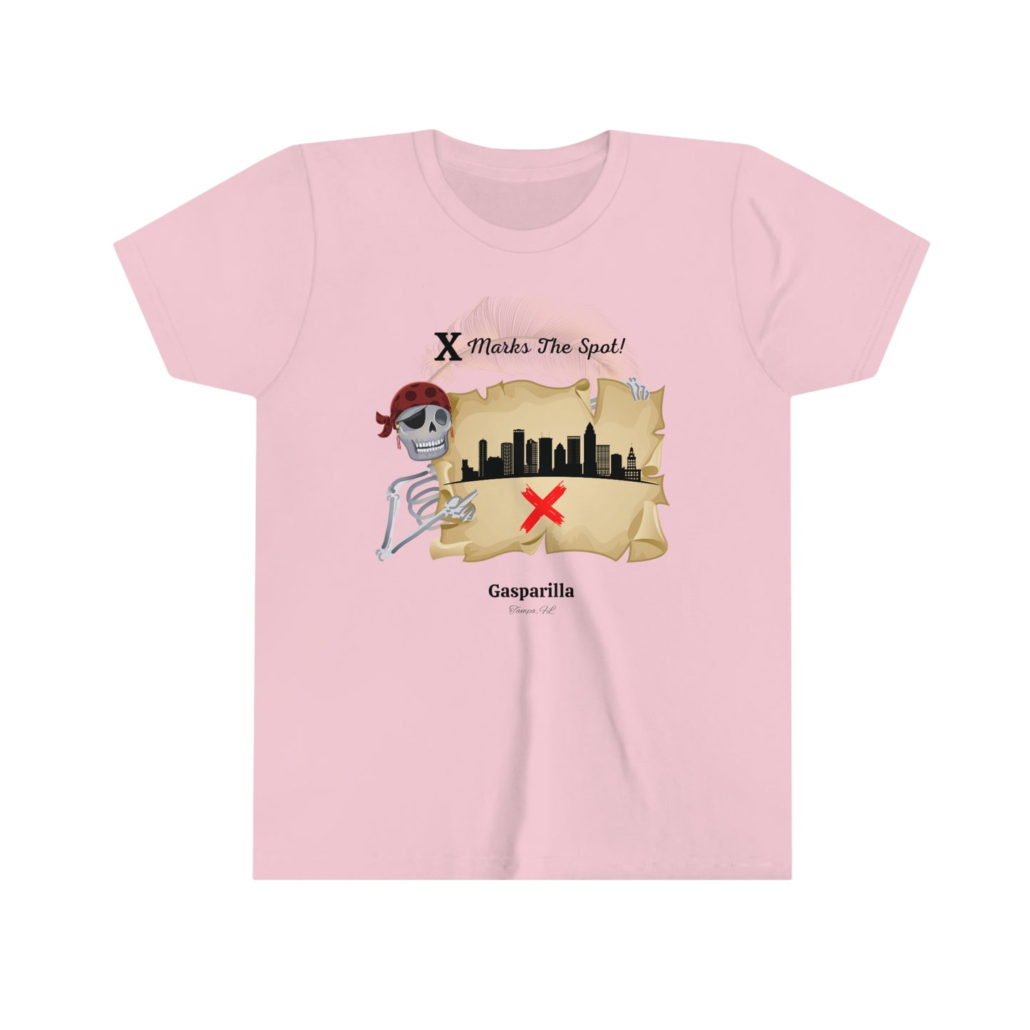 X Marks the Spot Gasparilla Youth Tee