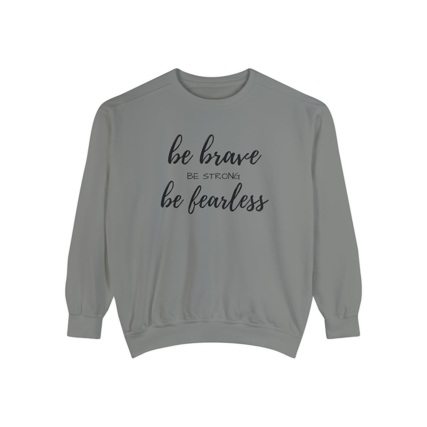 "BE" Garment-Dyed Sweatshirt