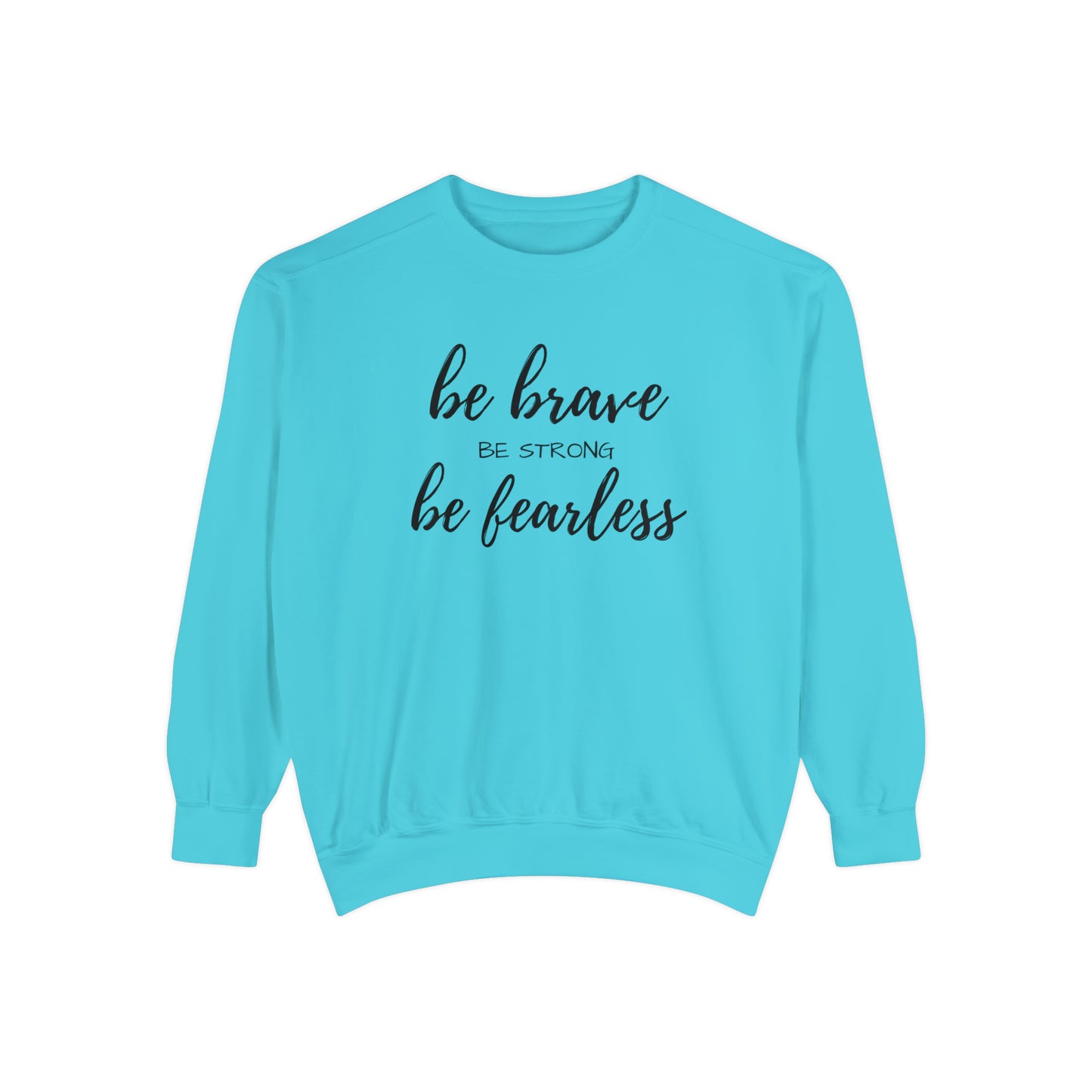 "BE" Garment-Dyed Sweatshirt