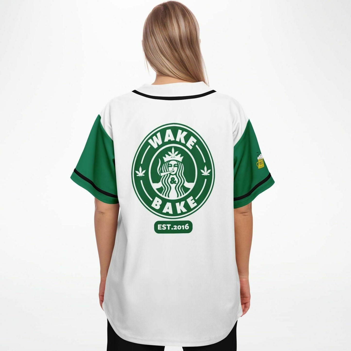 Wake and Bake Baseball Jersey