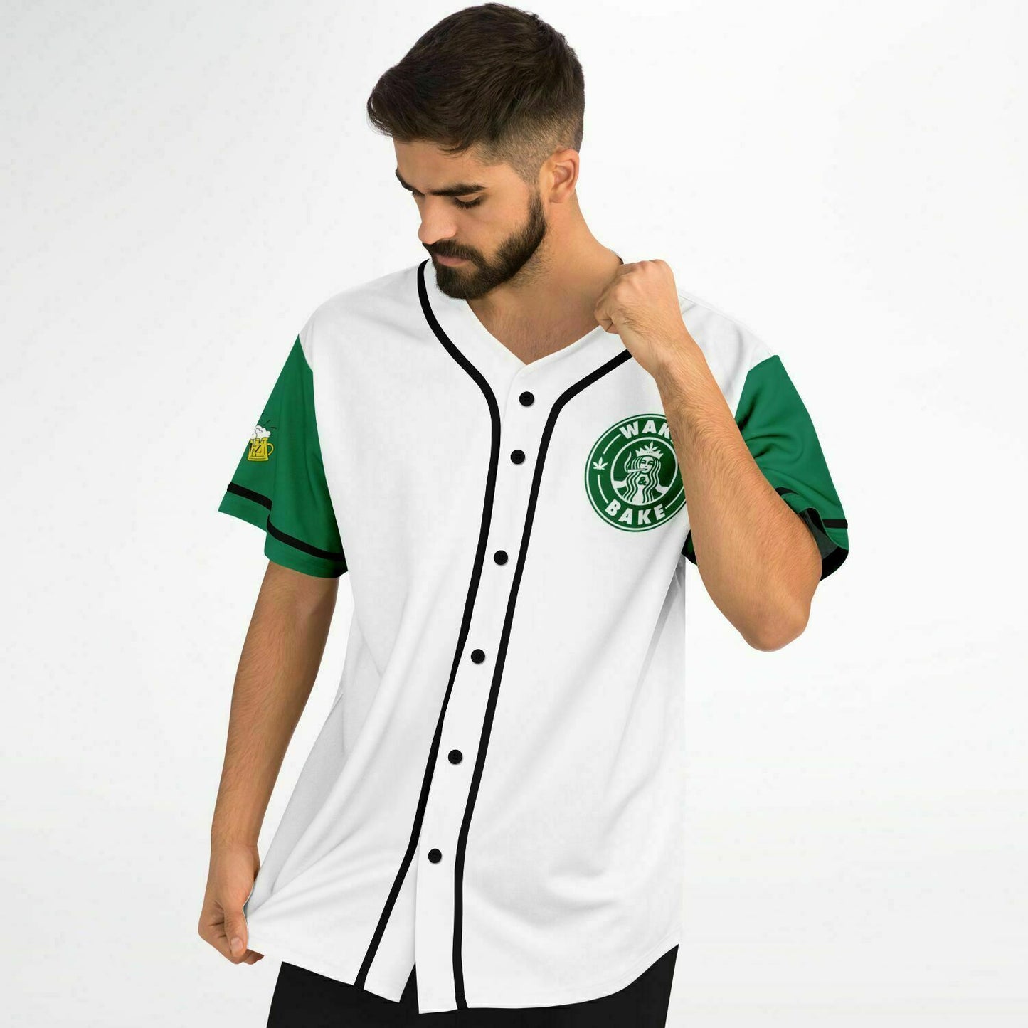 Wake and Bake Baseball Jersey