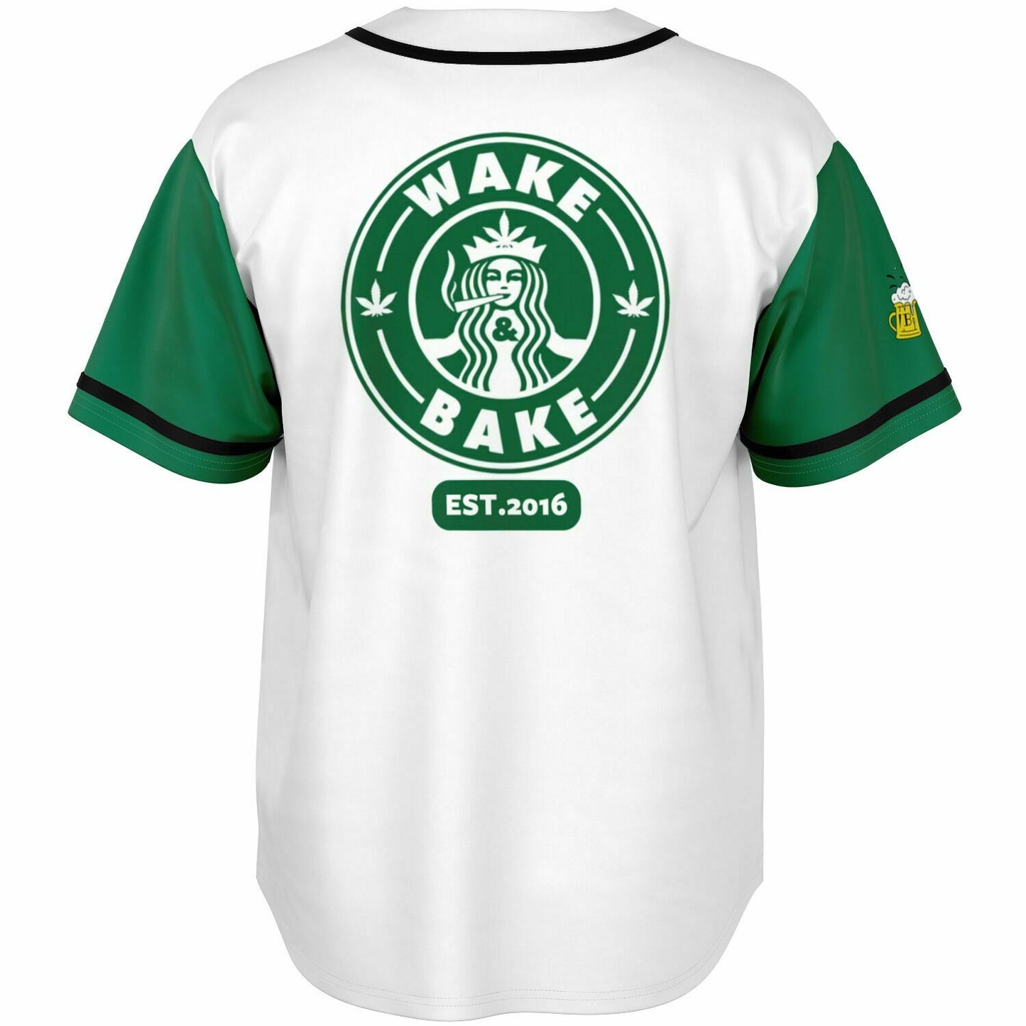 Wake and Bake Baseball Jersey