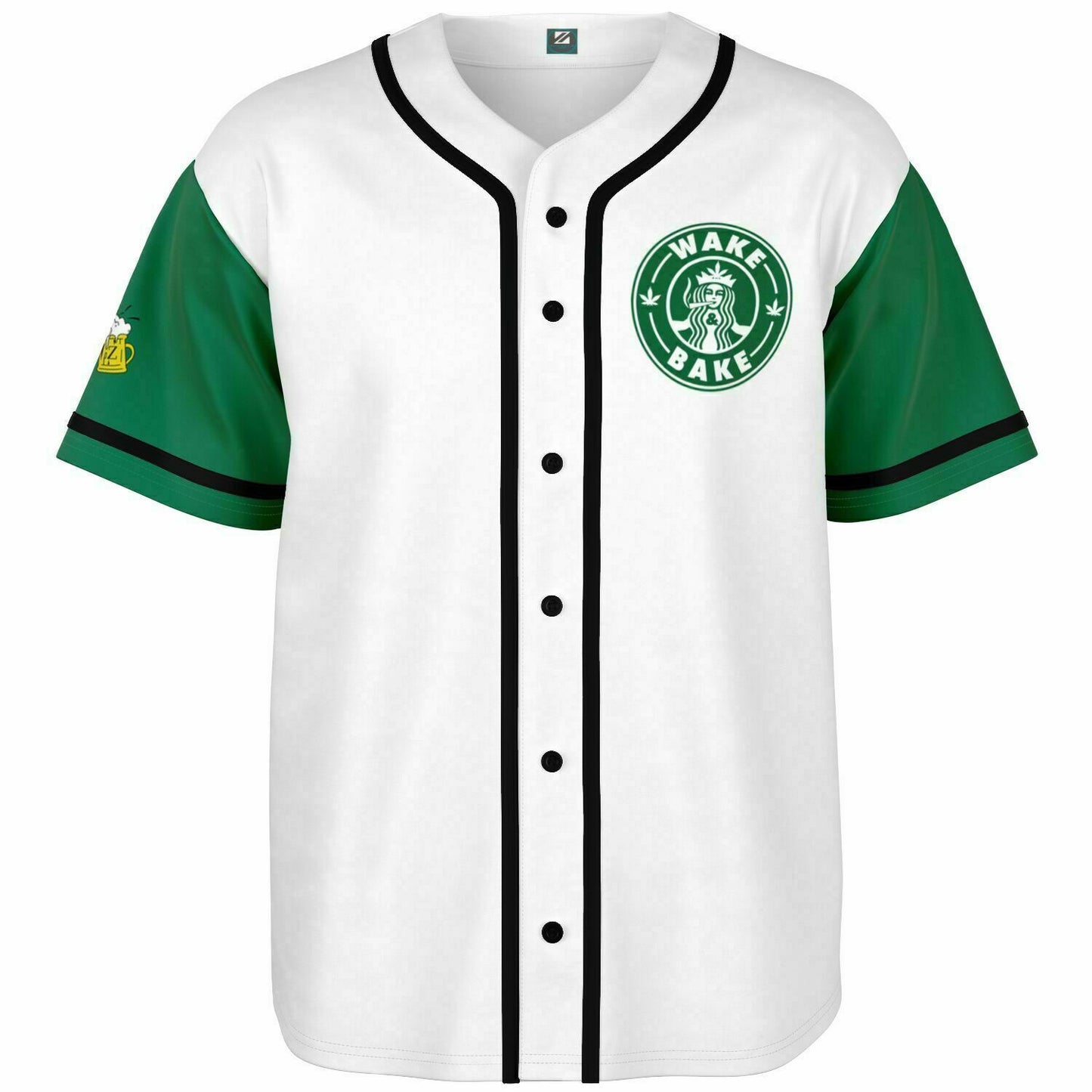 Wake and Bake Baseball Jersey