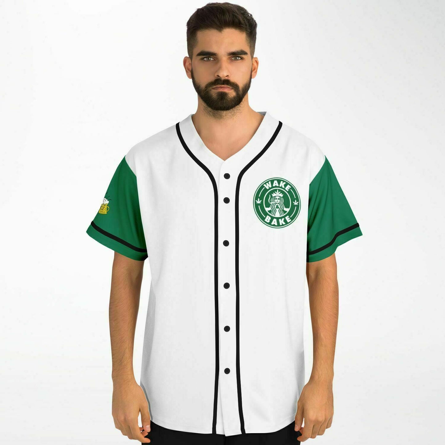 Wake and Bake Baseball Jersey