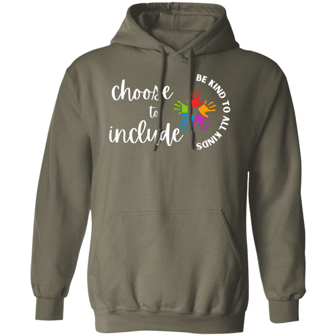 Choose to Include Pull over Hoodie