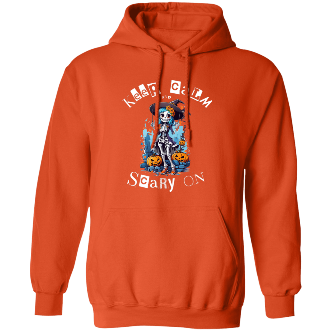 Keep Calm and Scary On Hoodie