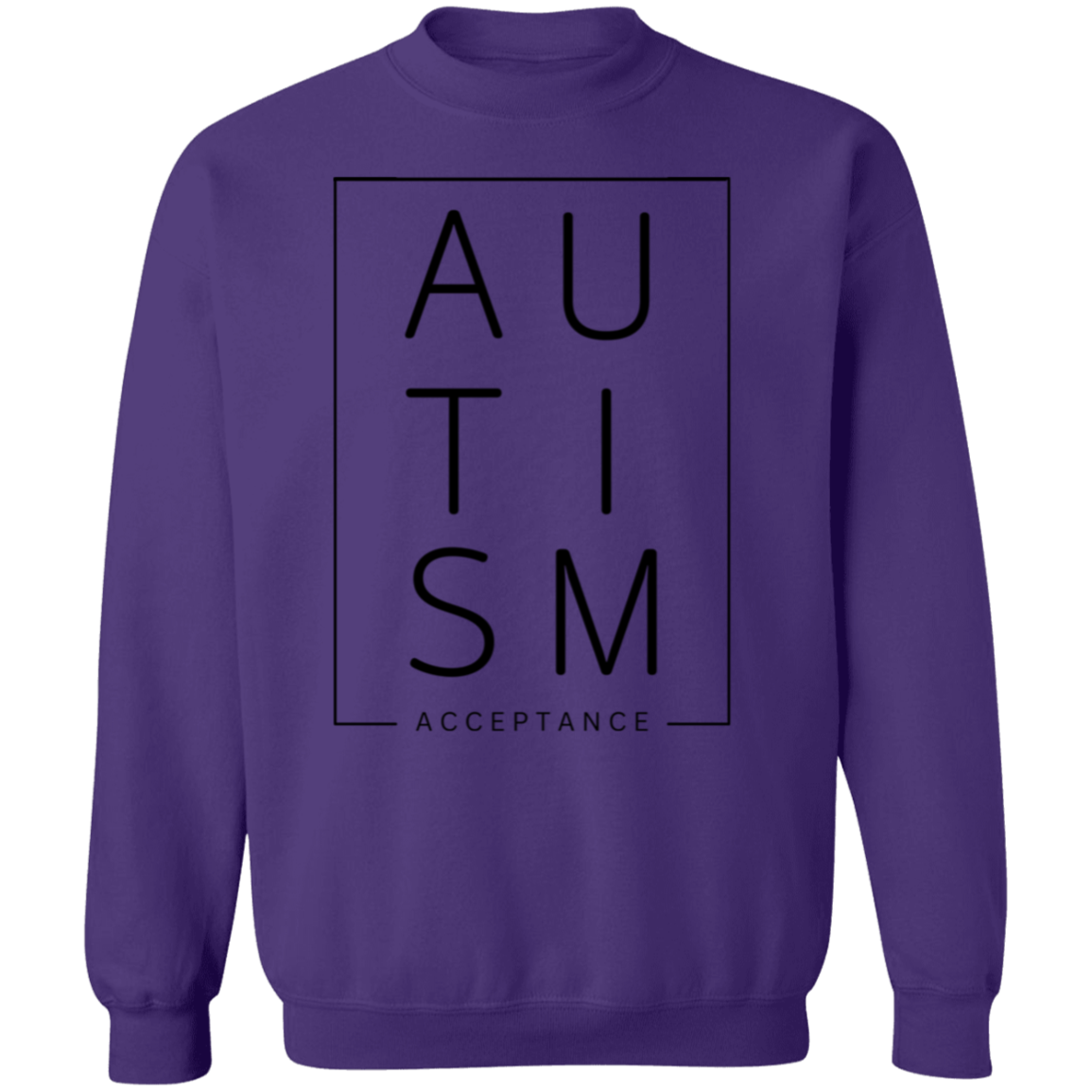 Autism Acceptance Crewneck Pullover Sweatshirt