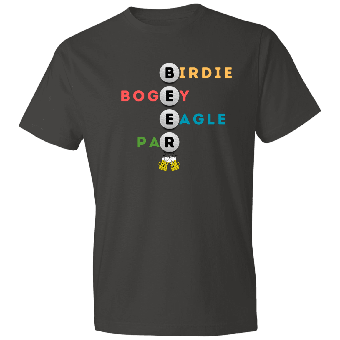 Birdie, Bogey, Eagle, Par - Beerz Lightweight T-shirt