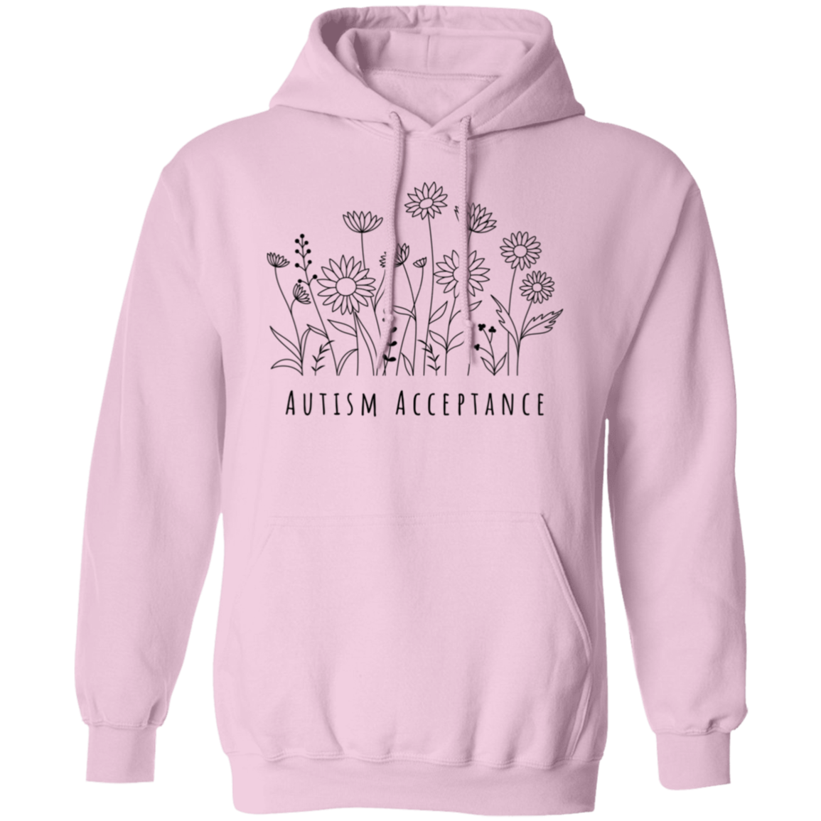 Autism Acceptance Pullover Hoodie