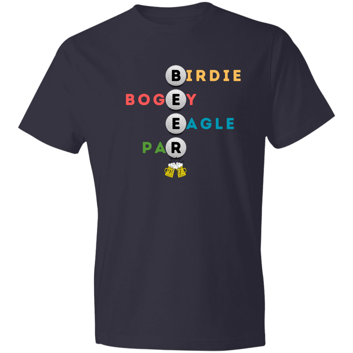 Birdie, Bogey, Eagle, Par - Beerz Lightweight T-shirt