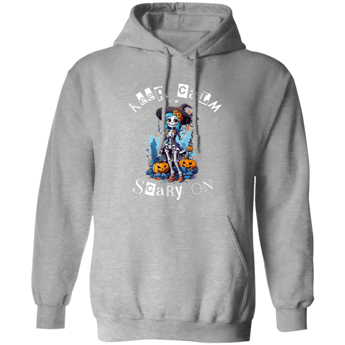 Keep Calm and Scary On Hoodie