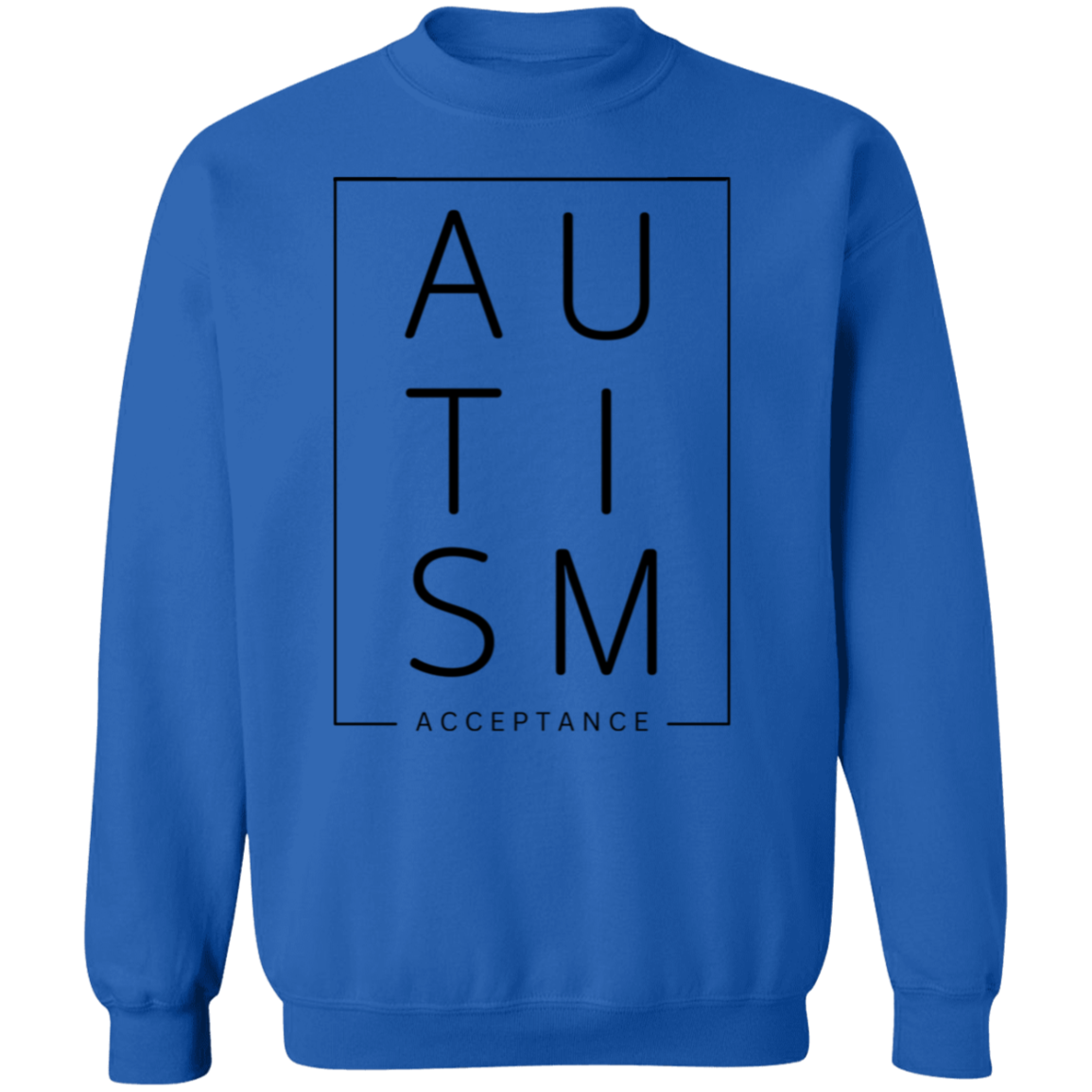 Autism Acceptance Crewneck Pullover Sweatshirt