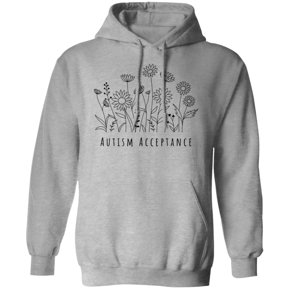 Autism Acceptance Pullover Hoodie