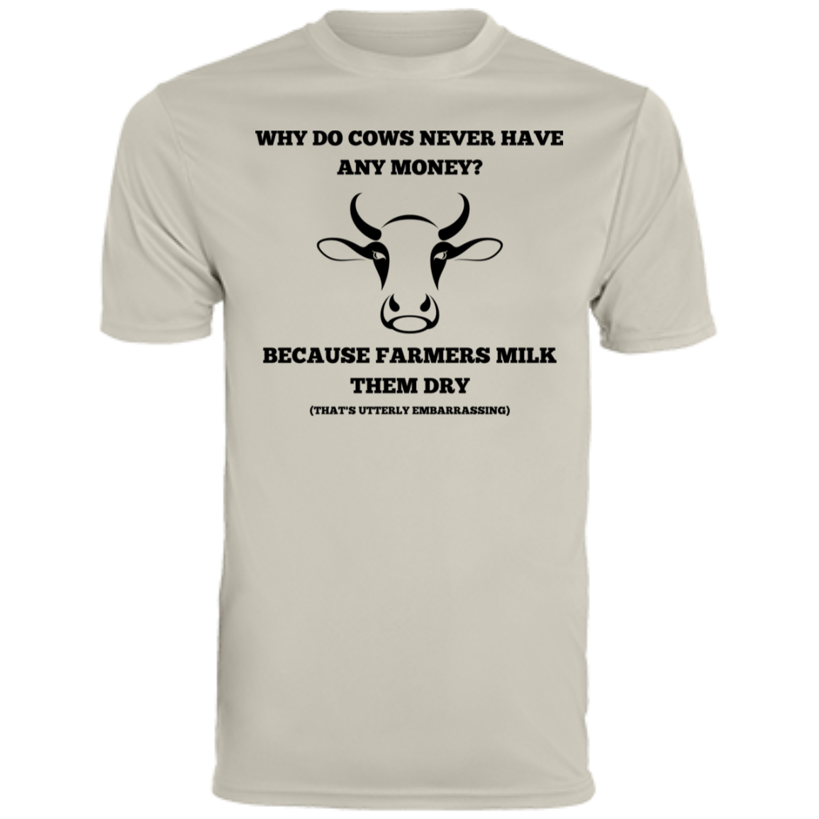 Cows and Money Dad Joke Tee