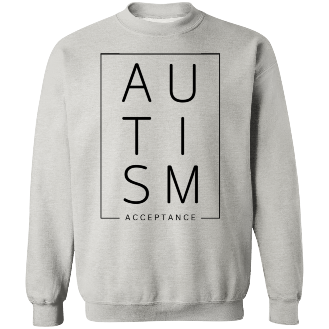 Autism Acceptance Crewneck Pullover Sweatshirt