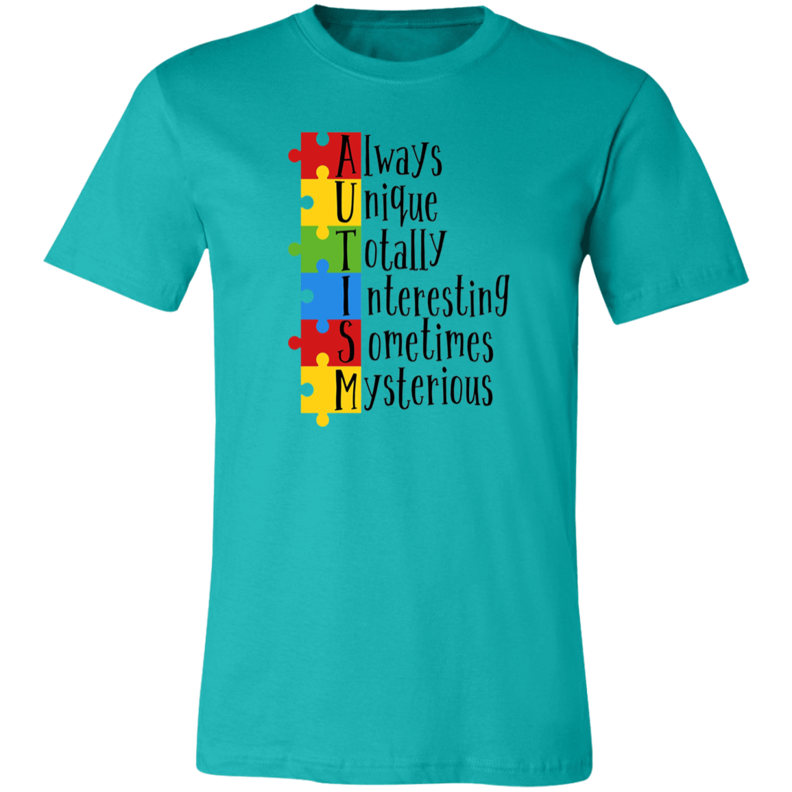 Autism is Unique Unisex Short Sleeve T-shirt