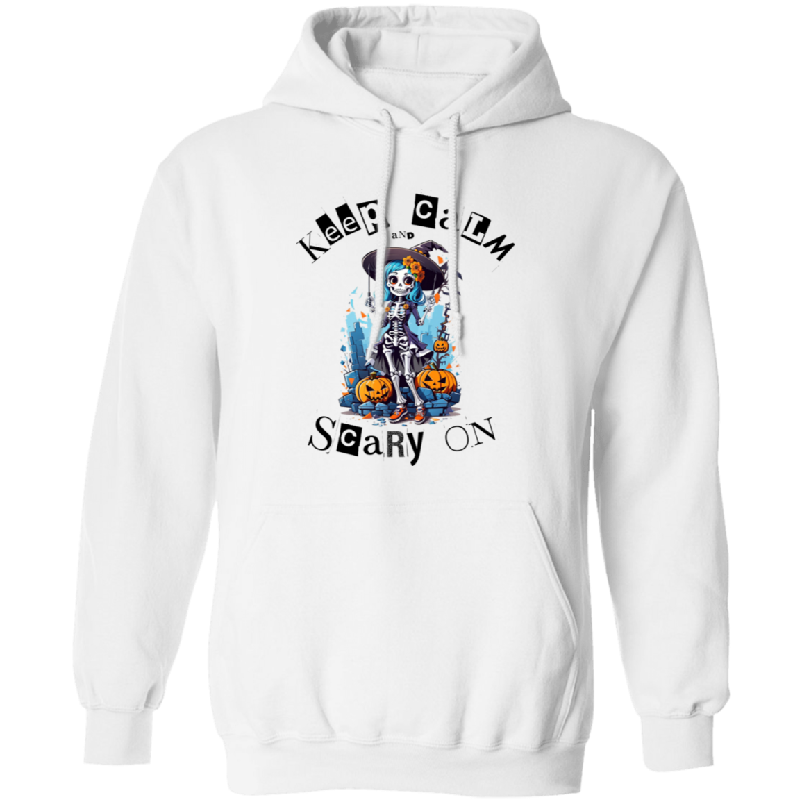 Keep Calm and Scary On Hoodie