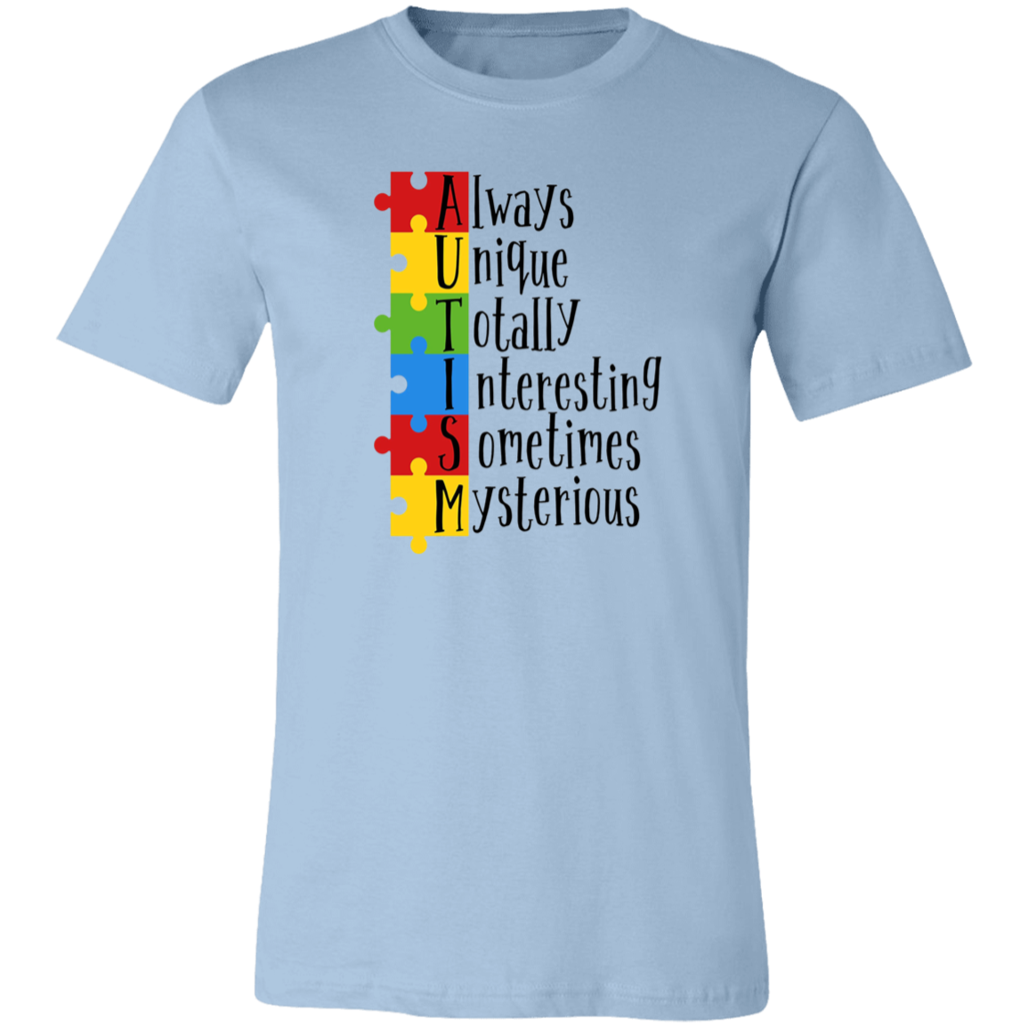 Autism is Unique Unisex Short Sleeve T-shirt