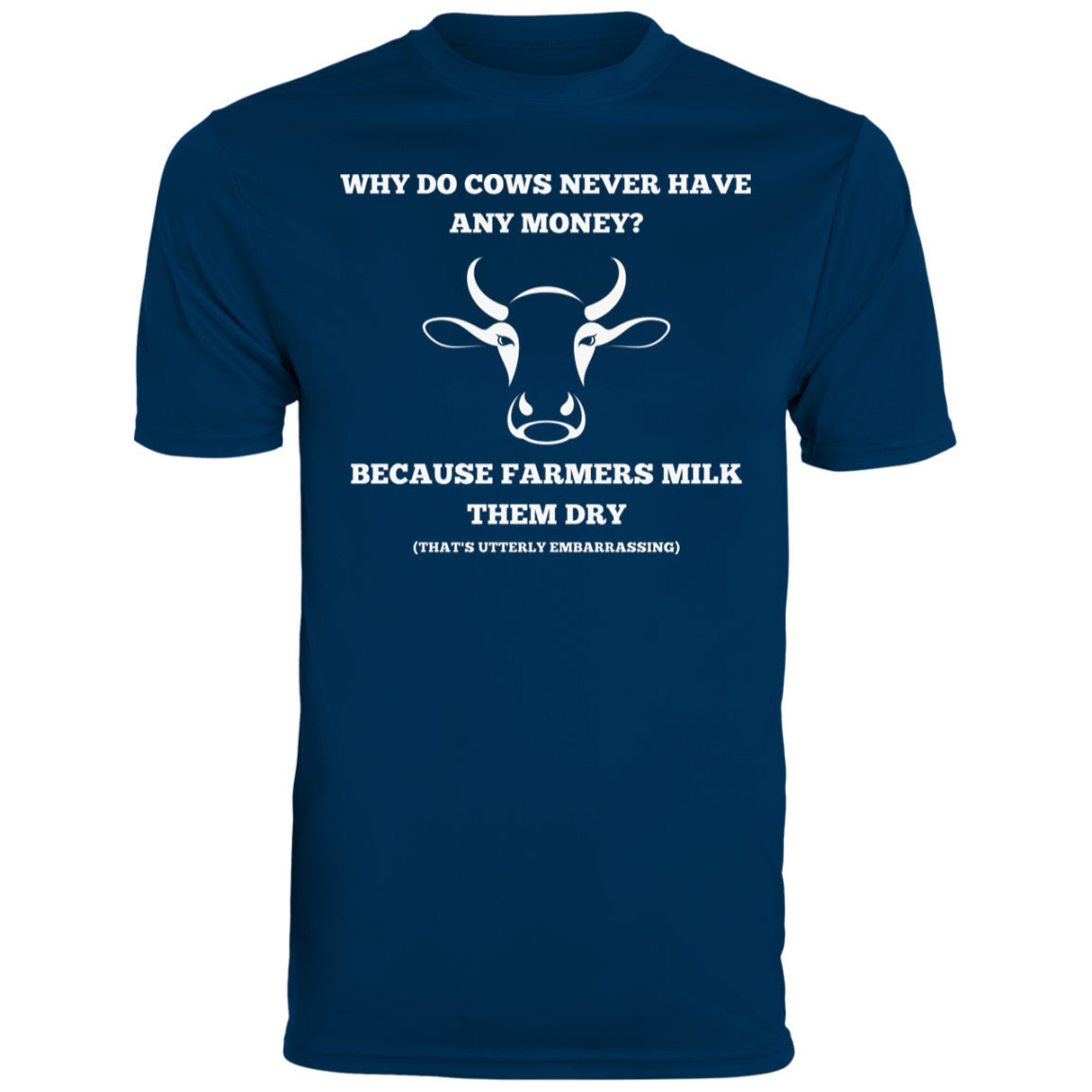 Cows and Money Dad Joke Tee