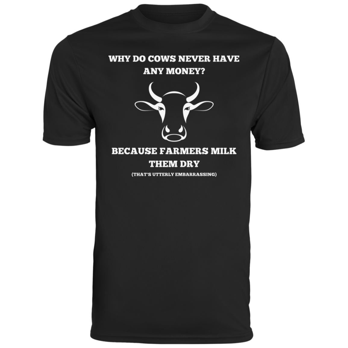 Cows and Money Dad Joke Tee