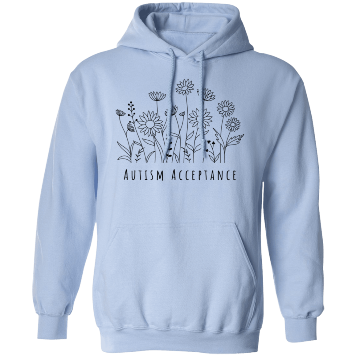 Autism Acceptance Pullover Hoodie