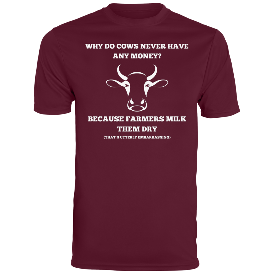 Cows and Money Dad Joke Tee