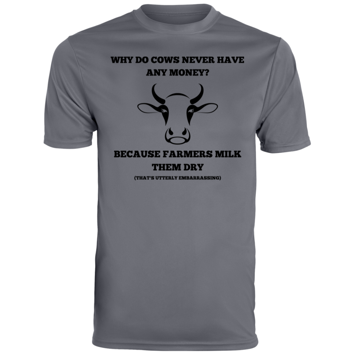 Cows and Money Dad Joke Tee