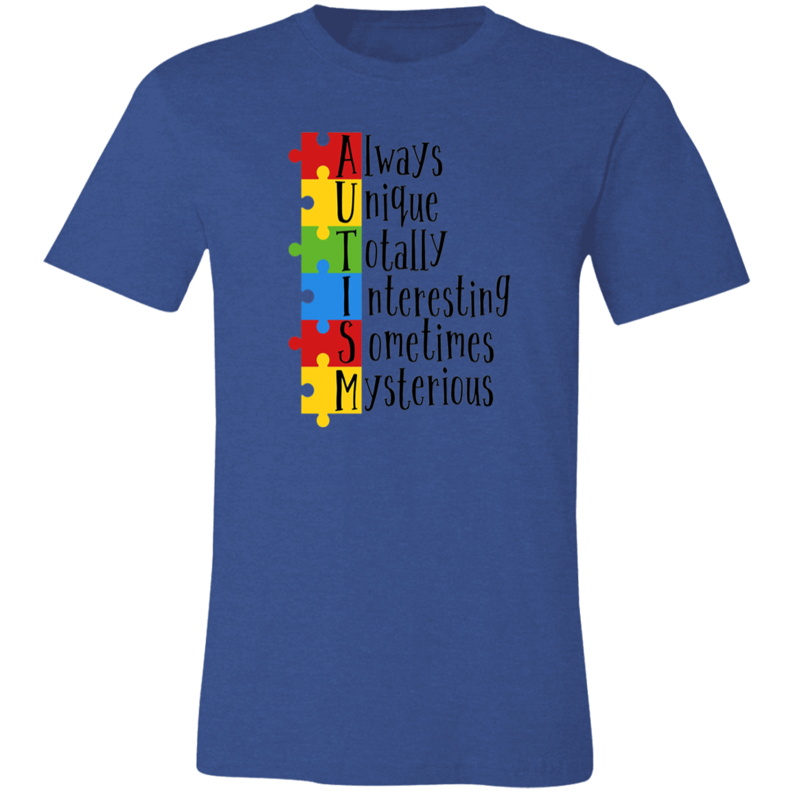 Autism is Unique Unisex Short Sleeve T-shirt