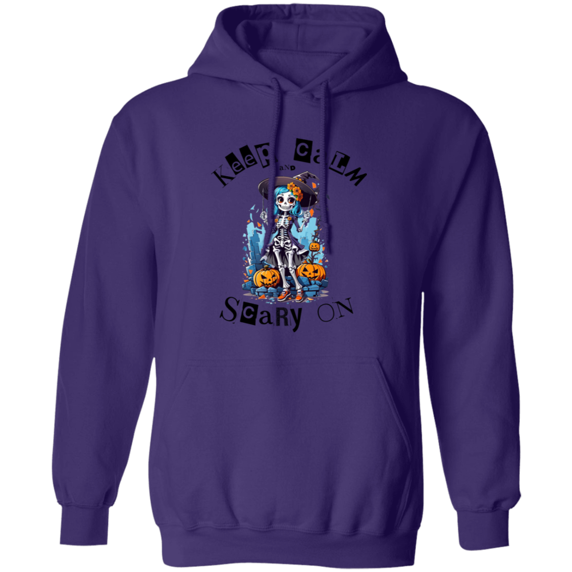 Keep Calm and Scary On Hoodie