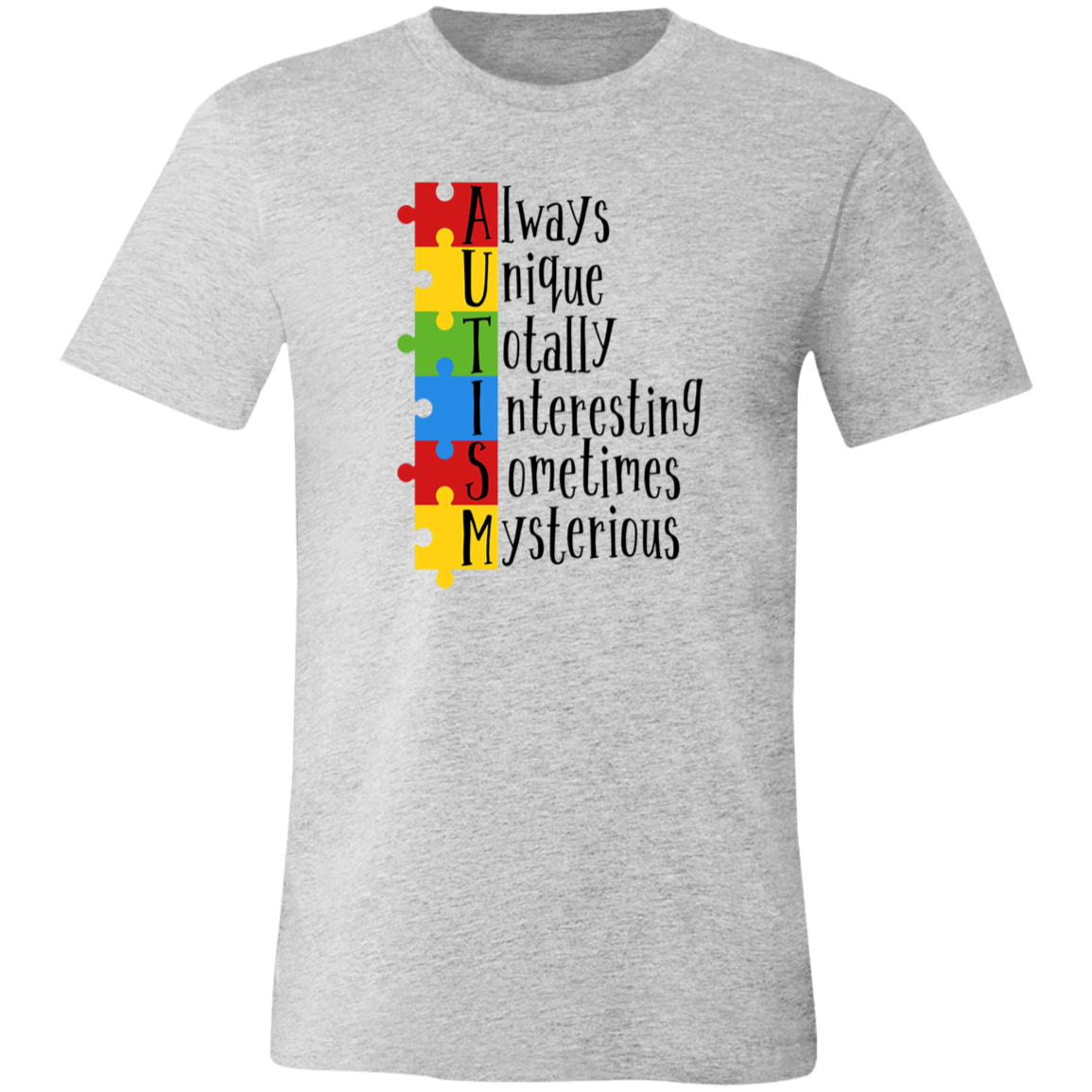 Autism is Unique Unisex Short Sleeve T-shirt