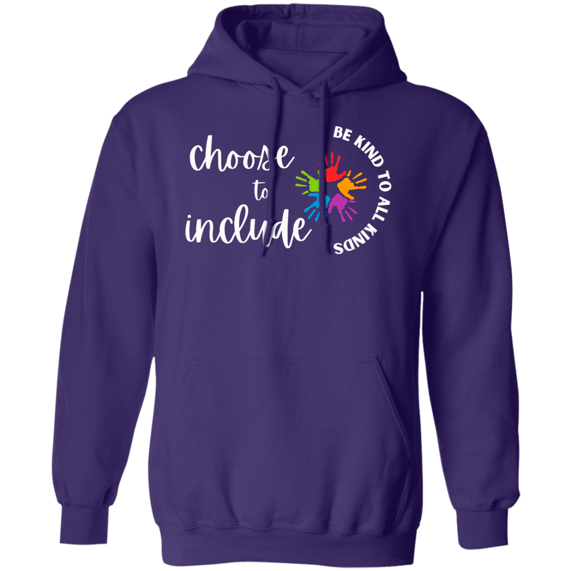 Choose to Include Pull over Hoodie