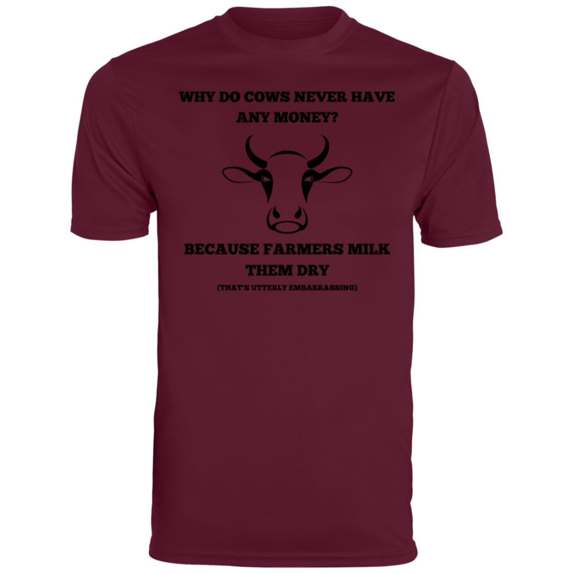 Cows and Money Dad Joke Tee