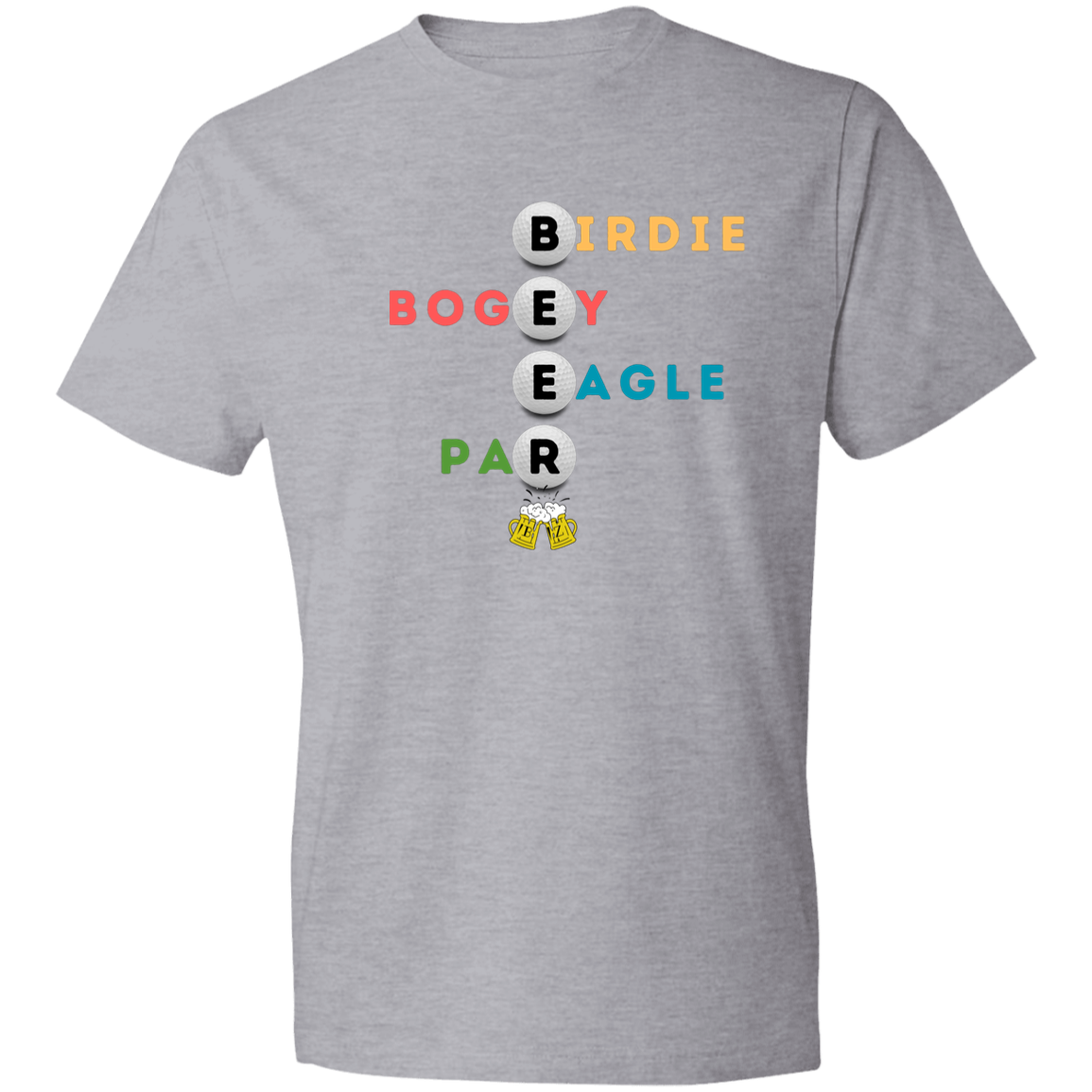 Birdie, Bogey, Eagle, Par - Beerz Lightweight T-shirt