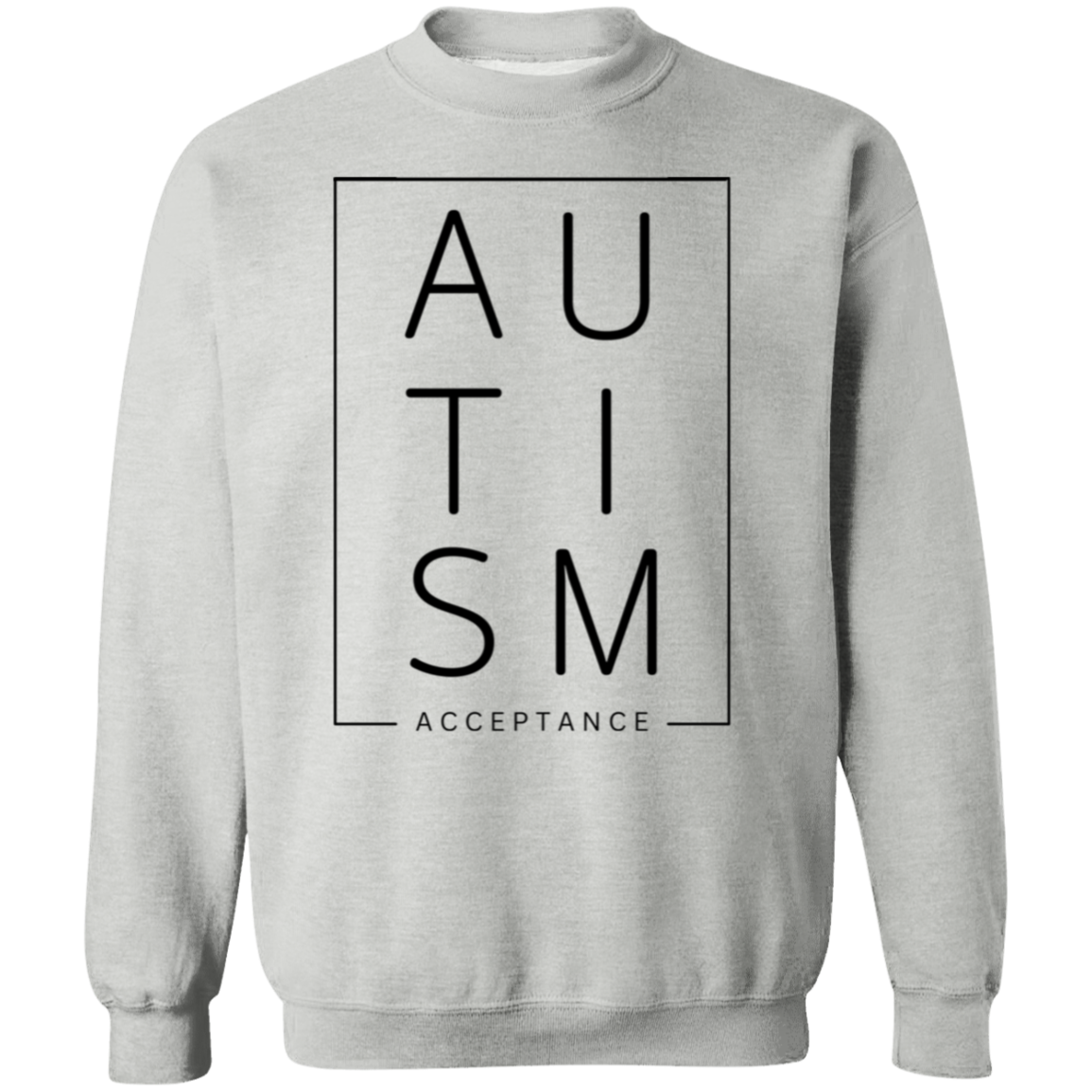 Autism Acceptance Crewneck Pullover Sweatshirt