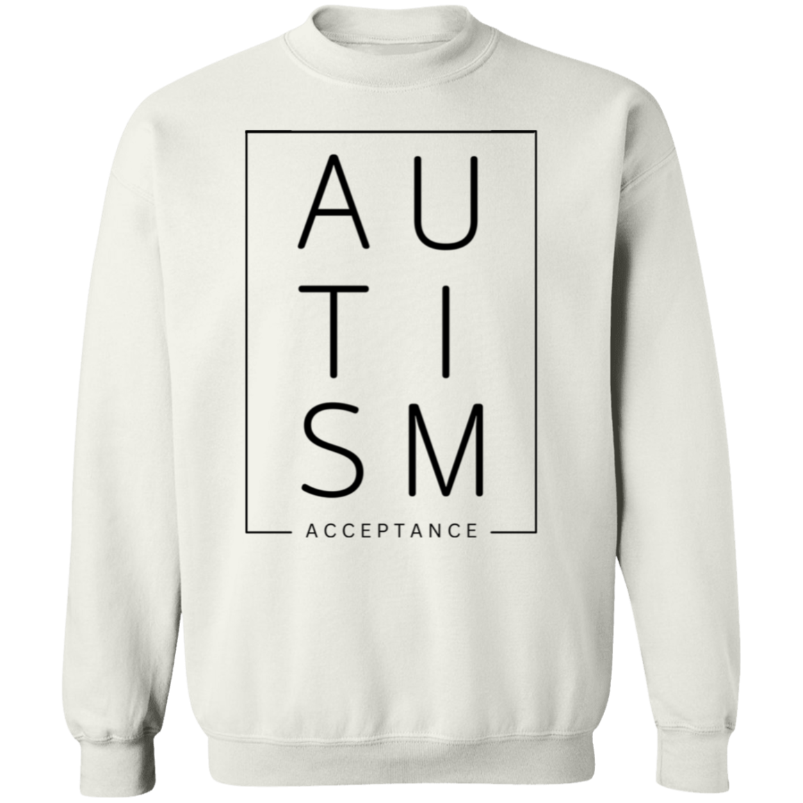 Autism Acceptance Crewneck Pullover Sweatshirt