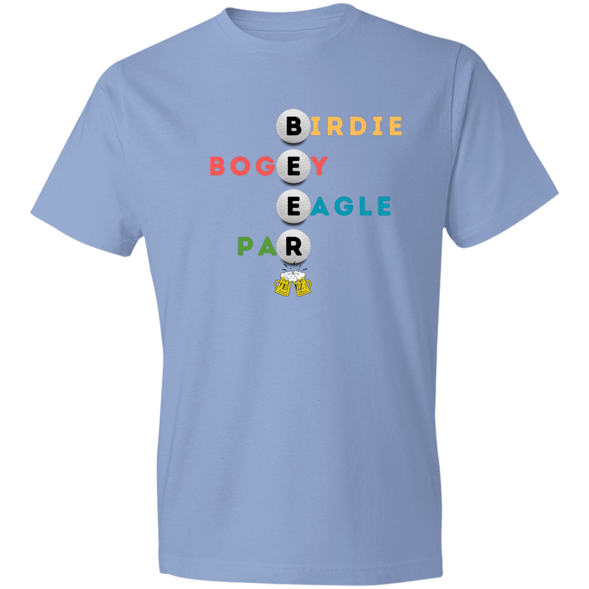 Birdie, Bogey, Eagle, Par - Beerz Lightweight T-shirt