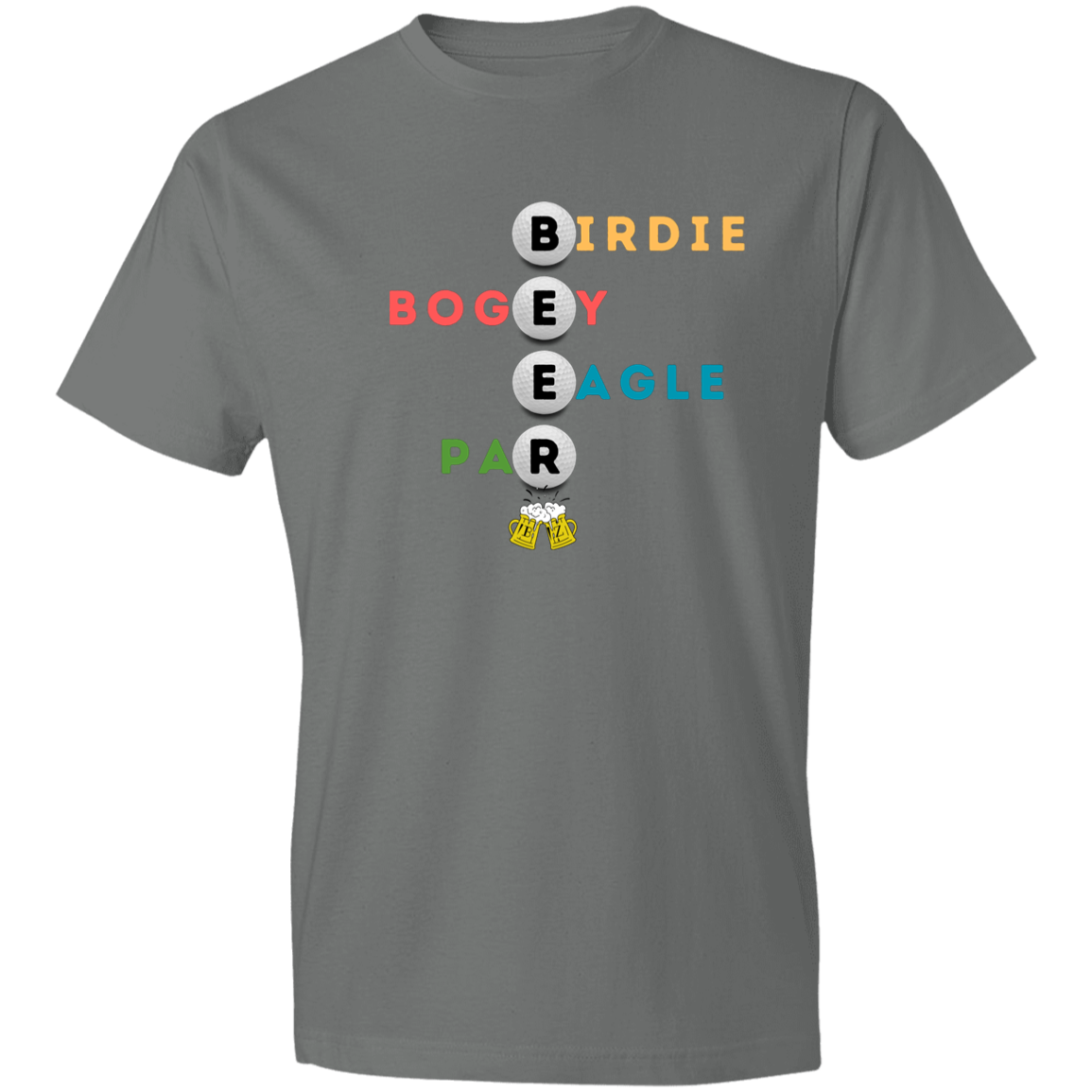 Birdie, Bogey, Eagle, Par - Beerz Lightweight T-shirt