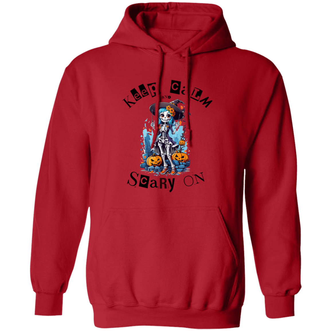 Keep Calm and Scary On Hoodie