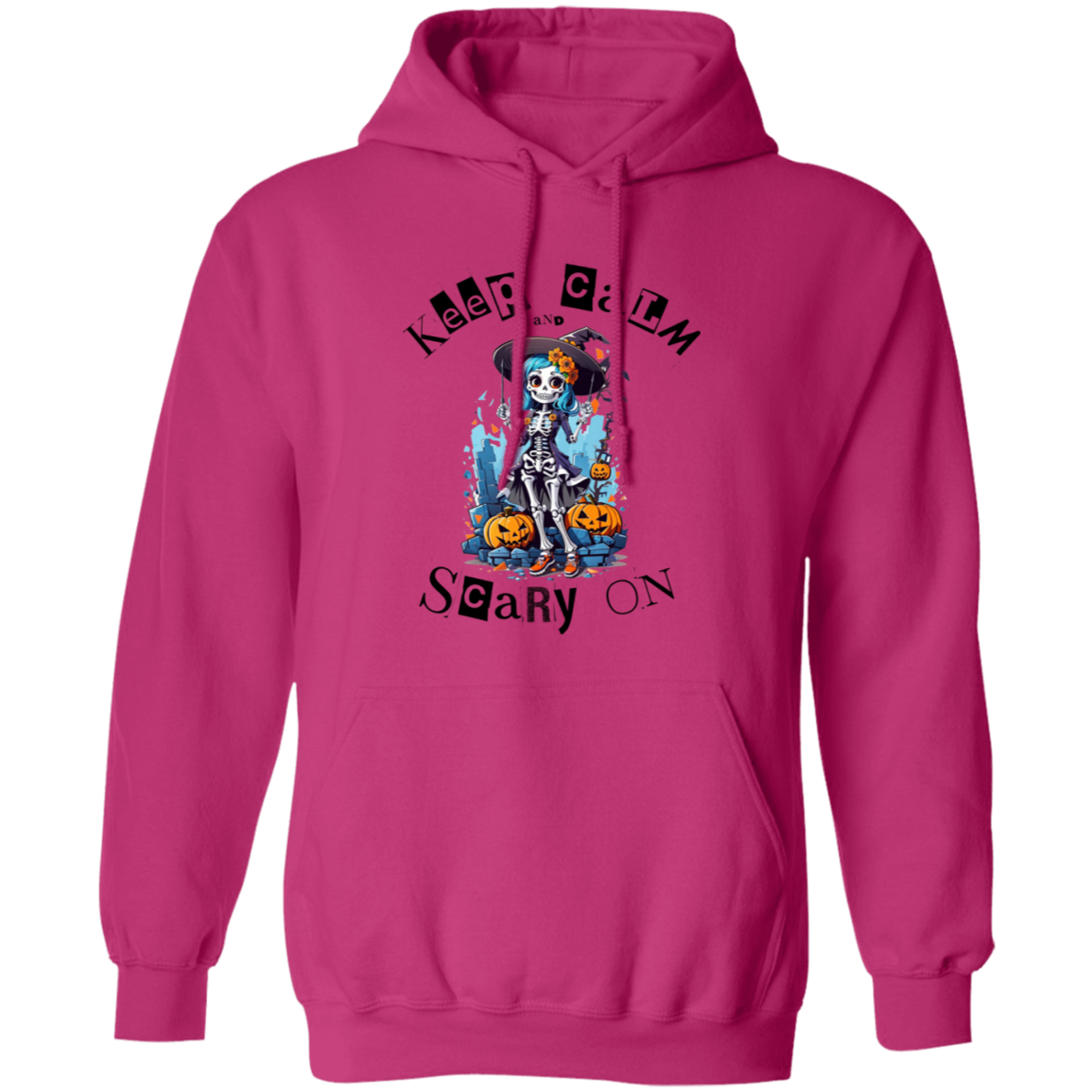 Keep Calm and Scary On Hoodie