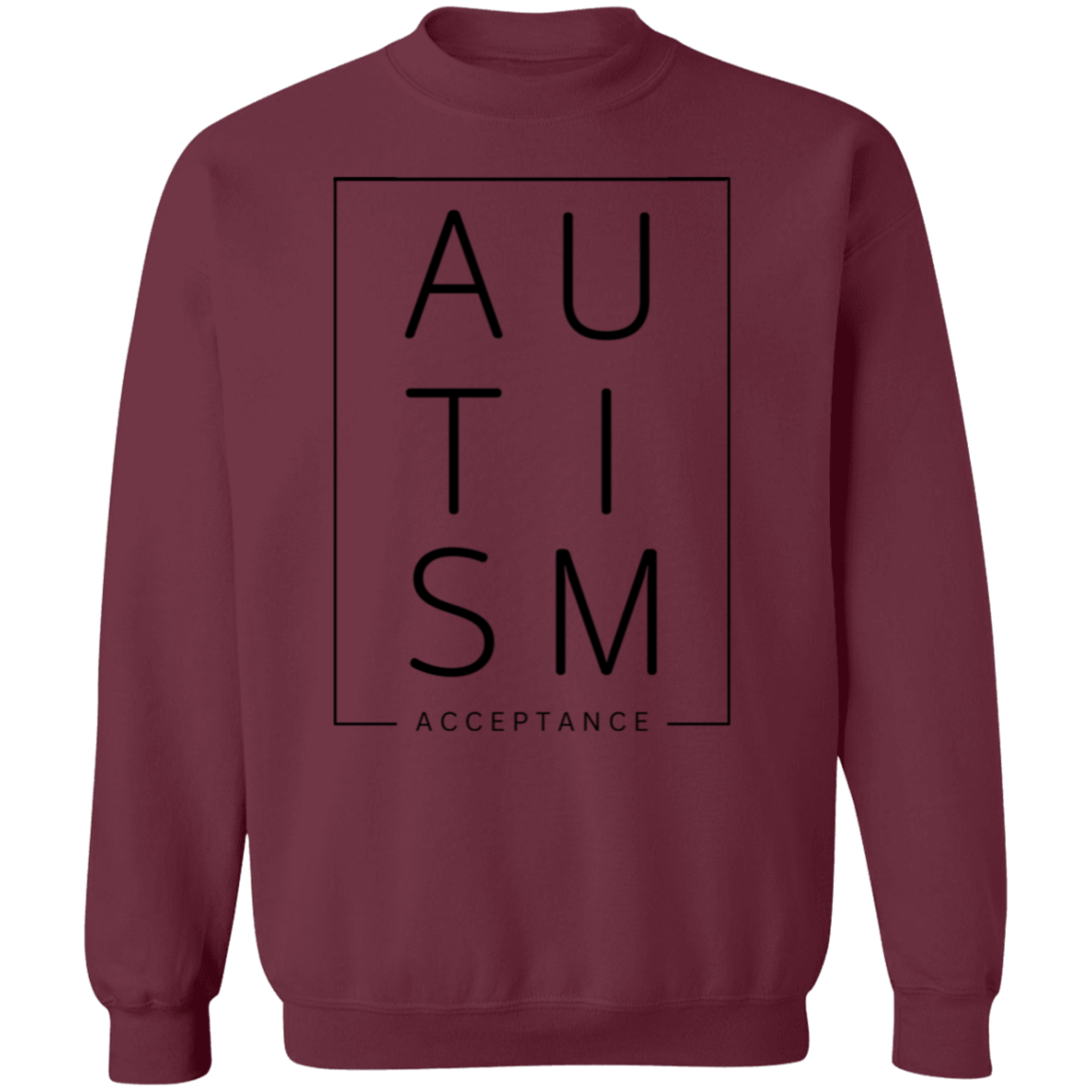 Autism Acceptance Crewneck Pullover Sweatshirt