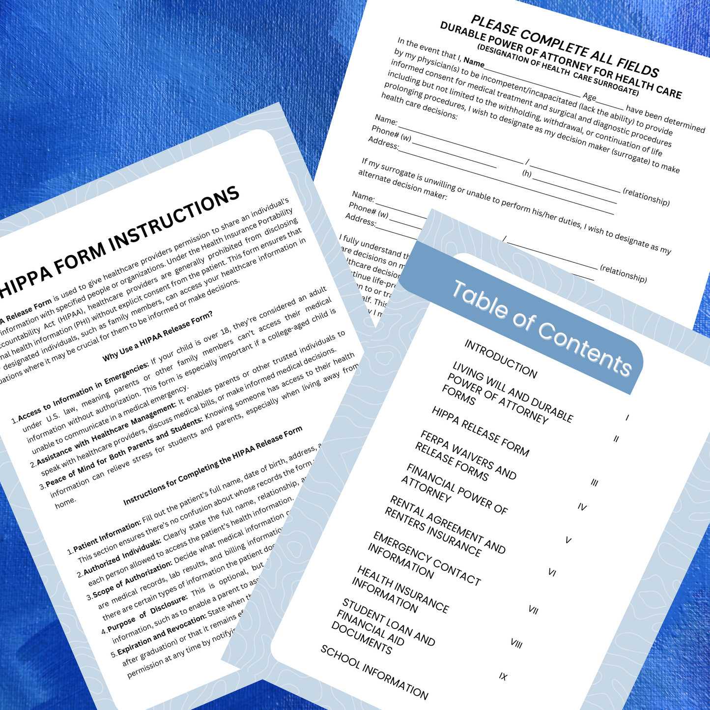 Ready for College: Essential Documents for Parents & Students (Editable)