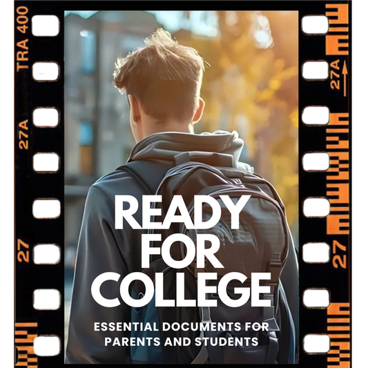 Ready for College: Essential Documents for Parents & Students (Editable)