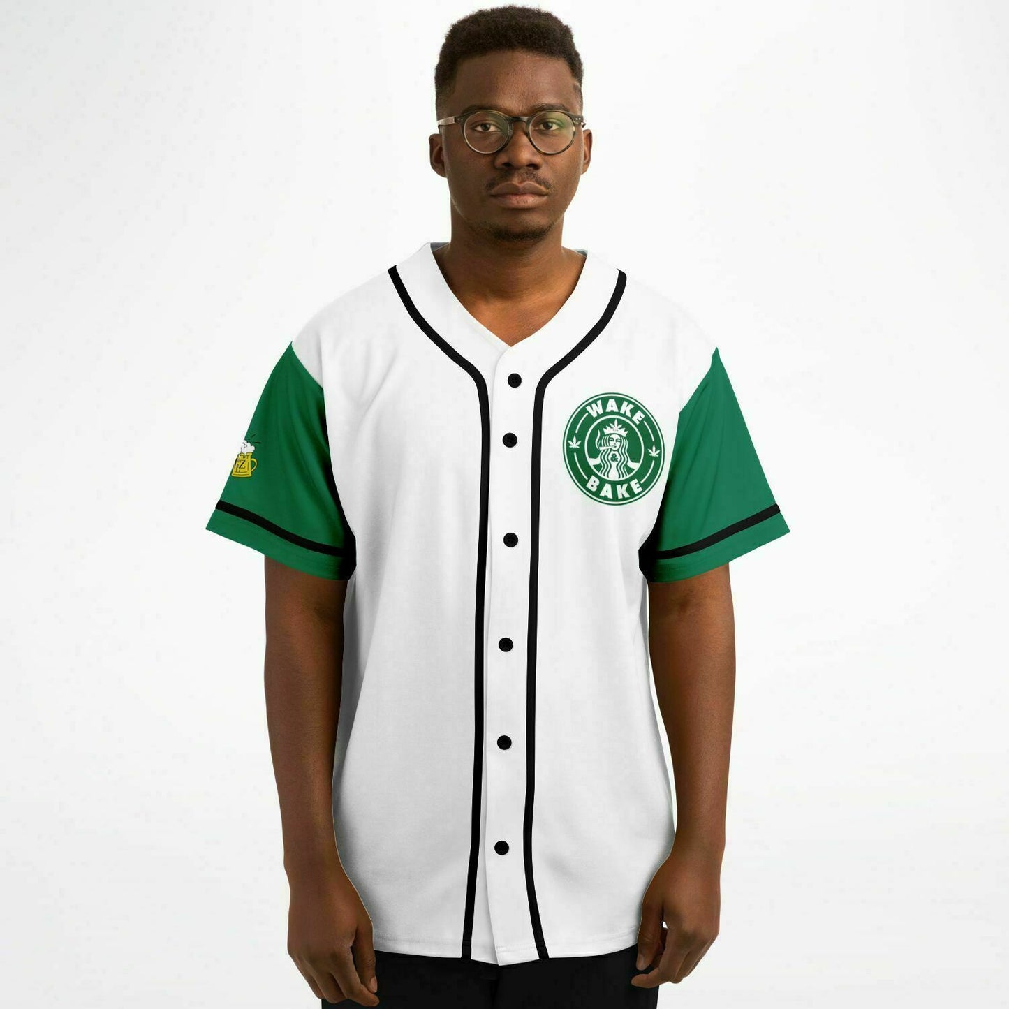 Wake and Bake Baseball Jersey