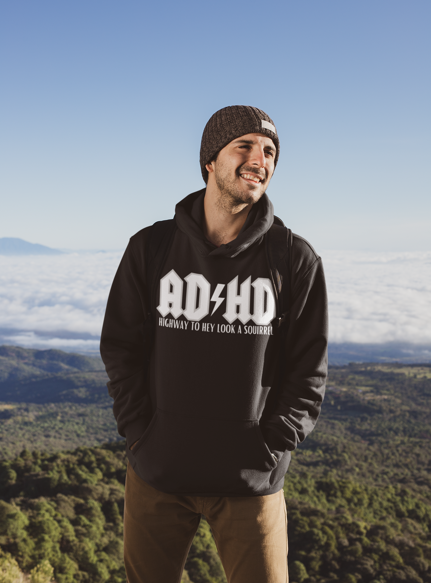 ADHD Highway/Squirrel Hoodie