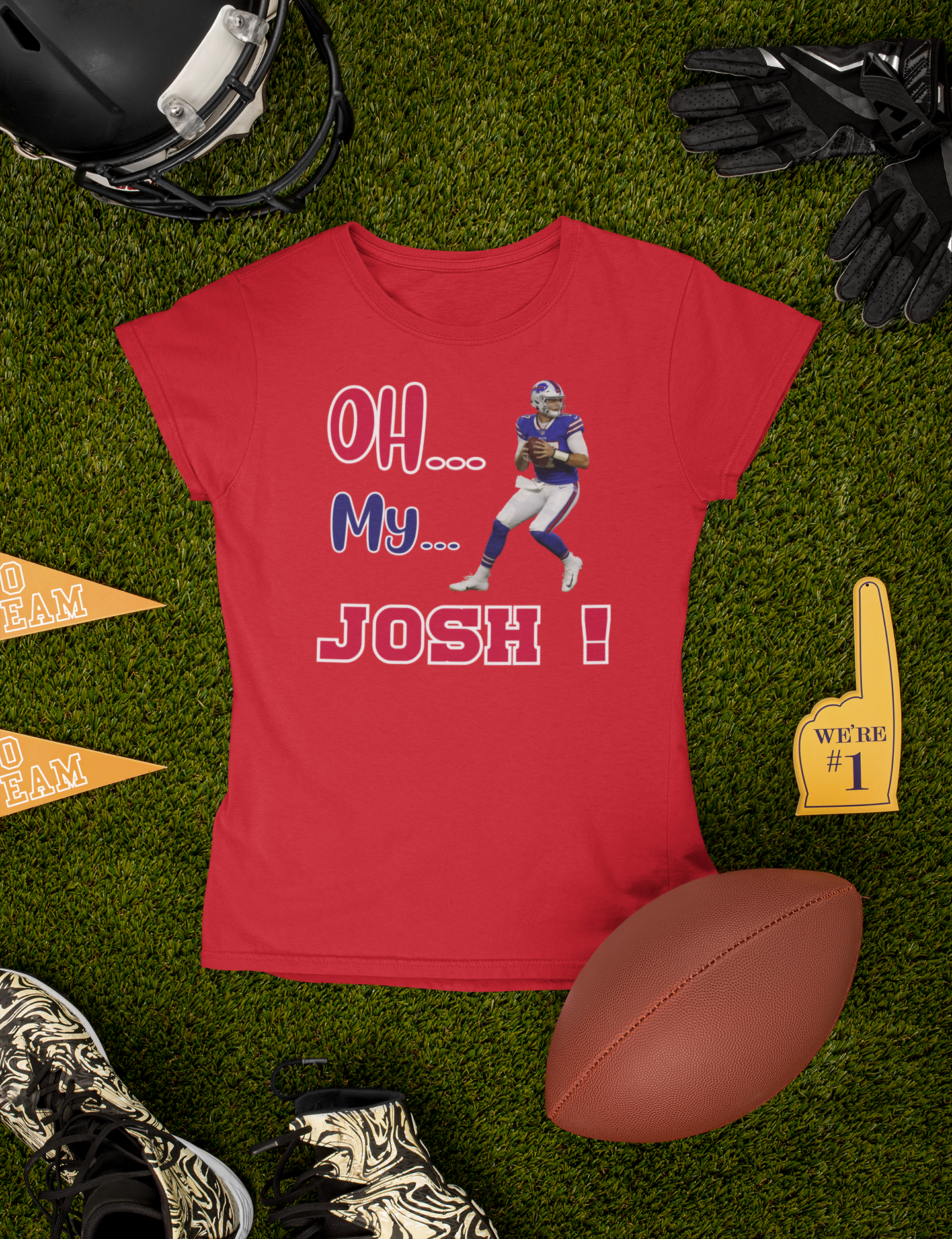 Oh... My... Josh! Ladies T-Shirt